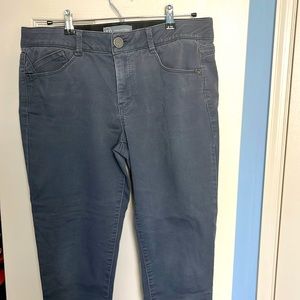 Wit & Wisdom Ab-Solution Gray Stretch Skinny Jeans